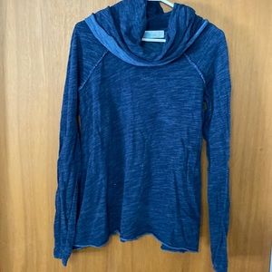 Free people beach cowl/funnel neck top.